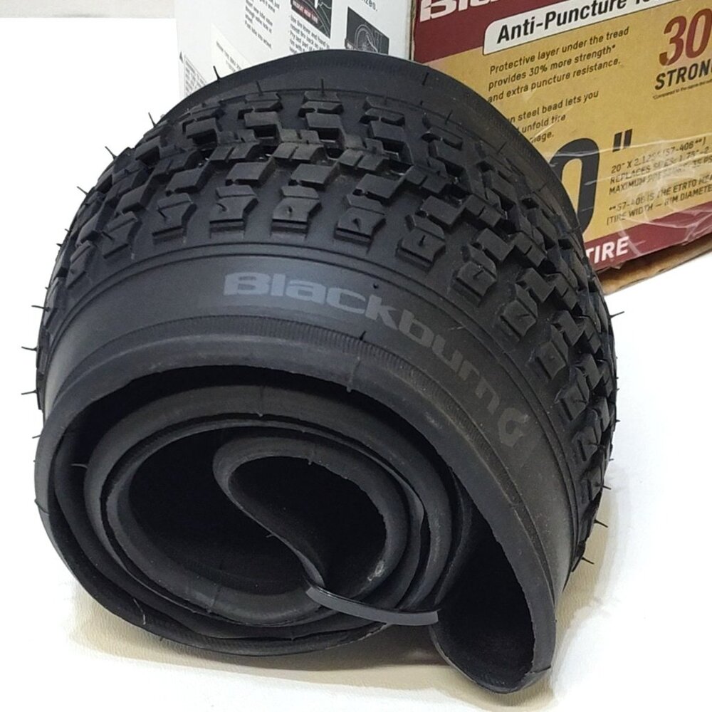 Blackburn 20" BMX Bike Tire Anti-Puncture Technology Replace Size 1.75" - 2.125"